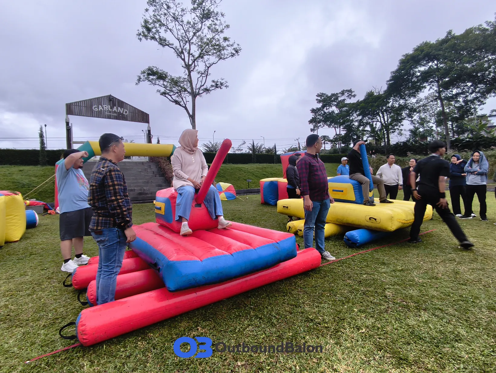 Outbound & Fun Games Inflatable Balon di Pangandaran